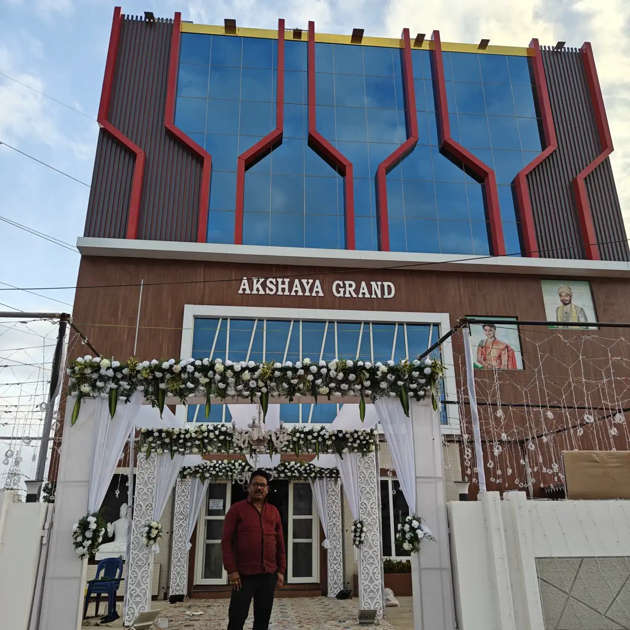 Akshaya Grand hall facade